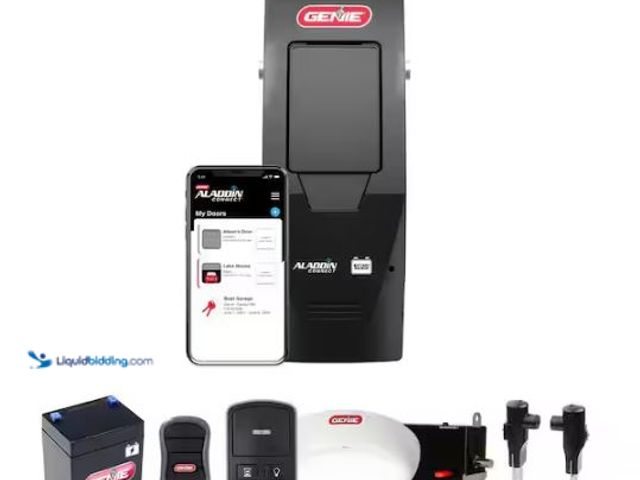 Lot 49-1540649 - Genie Signature Series Ultra-Quiet Wall Mount Smart Garage Door Opener with Battery Backup, Wi-Fi, W...