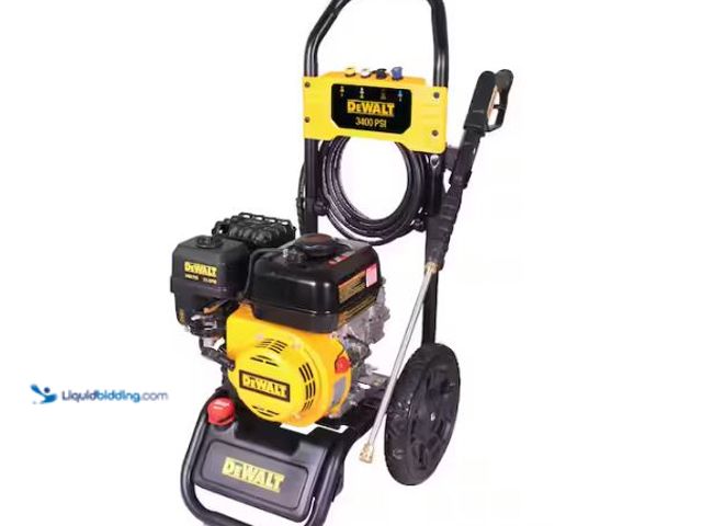 Lot 49-1627595 - DEWALT 3400 PSI 2.5 GPM Gas Pressure Washer with Maintenance-Free Pump, Heavy-Duty Commercial Cold W...