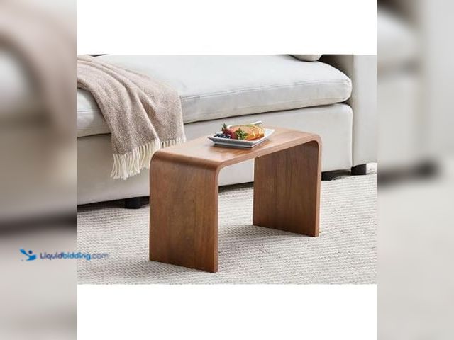 Lot 49-1622943 - Lot of (2) Bent Wood End Tables (Darkwood), Unused  Ref#WM0713