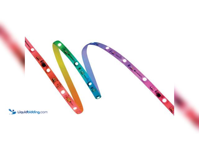 Lot 49-5409080 - EcoSmart
16.4FT RGBWIC Dynamic Color Changing Dimmable Linkable Plug-In LED Strip Light with Remote...
