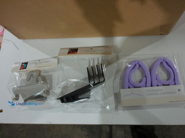 Lot 49-2001434 - Lot of approx. (36) Assorted Travel Hanger and Vehicle Storage Hooks, No model number, Unused.   Ref...