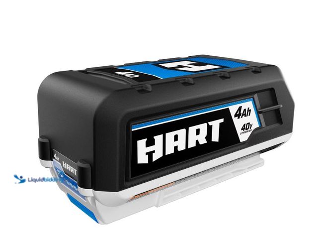 Lot 49-1623994 - HART 40 Volts 4.0Ah Lithium-Ion Battery, Model # HLBP02VNM, Slightly used, Has battery, Unable to te...