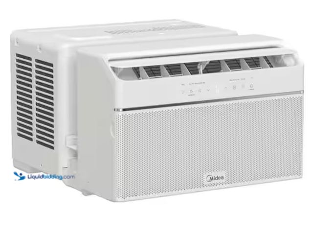 Lot 49-2005689 - Midea 8,000 BTU U+ Smart Inverter Window Air Conditioner for Rooms up to 350 Sq. Ft. with Dual Filte...