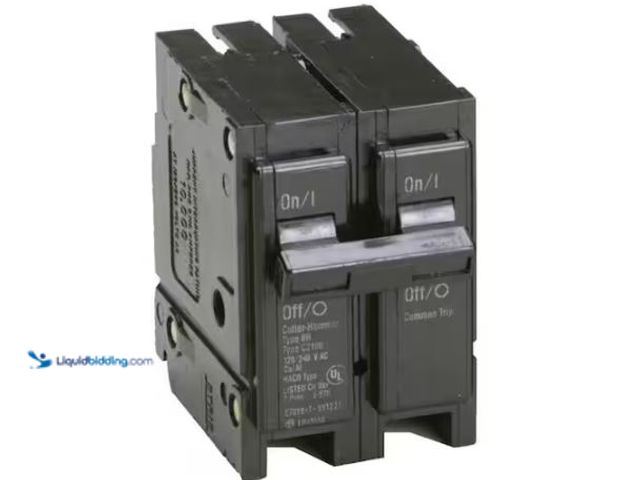 Lot 49-3610624 - Lot of (5) Eaton BR 30 Amp 120/240 Volts 2-Pole Circuit Breaker Model # BR230, Unused  Ref#PA0619