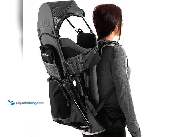 Lot 49-3482688 - Hiking Baby Carrier Backpack - Comfortable Toddler/Baby Backpack Carrier System with Diaper Change P...