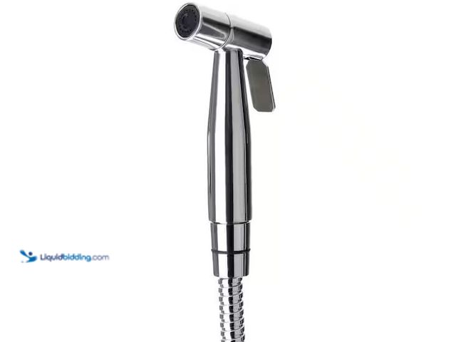 Lot 49-1576439 - Brondell Clean Spa Handheld Bidet in Stainless Steel Model # CSL-40, Unused  Ref#BINHD0130
