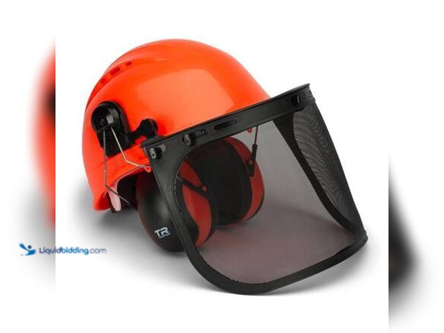 Lot 49-5546487 - TR Industrial Forestry Safety Helmet and Hearing Protection System Model # TR88011 unused.