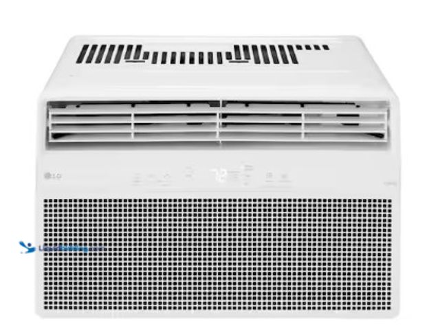 Lot 49-3631304 - LG 8,000 BTU 115 Volts Window Air Conditioner Unit Cools 350 sq. ft. with Remote, WiFi Enabled and D...