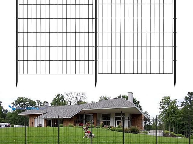 Lot 49-5408236 - No Dig Decorative Outdoor Garden Fence – Rustproof, Weather-Resistant Panels for Yard Flower Bed Lan...