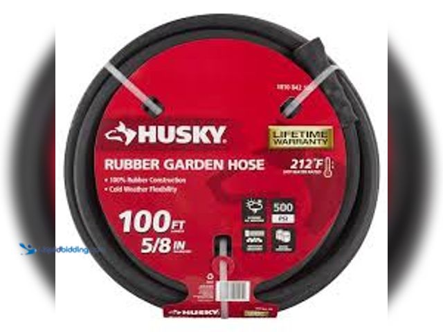 Lot 49-5479047 - Husky /8 in. x 100 ft. Heavy-Duty Hose. Model # CHDHKT58100 Unused