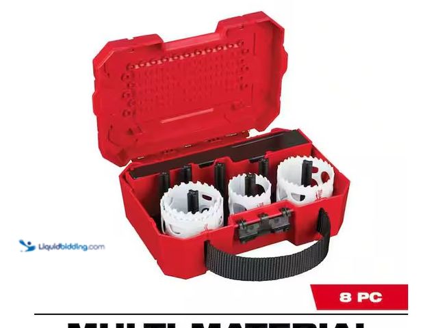 Lot 49-1576905 - Milwaukee Hole Dozer Bi-Metal Hole Saw Kit (8-Piece) Model # 49-22-4019, Unused   Ref#AHDSB0205
