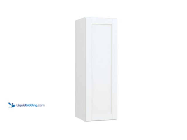 Lot 49-5487120 - Hampton Bay
Courtland 12 in. W x 12 in. D x 36 in. H Assembled Shaker Wall Kitchen Cabinet in Polar...