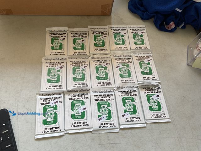 Lot 49-5350487 - Other LOT OF 15 COLLEGIATE COLLECTION MICHIGAN STATE UNIVERSITY TRADING CARD PACKS ALL SEALED