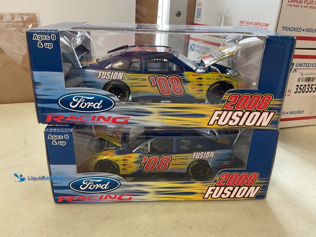 Lot 49-3503536 - Other LOT OF 2 FORD RACING 2008 FUSION 1/24 SCALE DIECAST CARS IN ORIGINAL BOXES