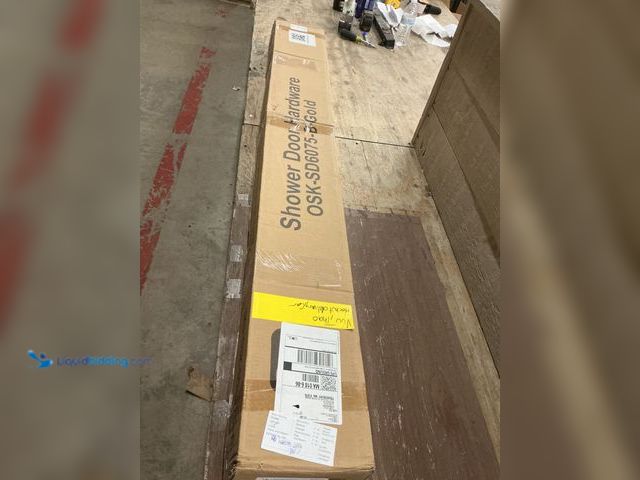 Lot 49-5463545 - KULLAVIK Hardware for (56-60 in. W x 76 in. H Sliding Frameless Glass Shower Door) Handle and Seal S...