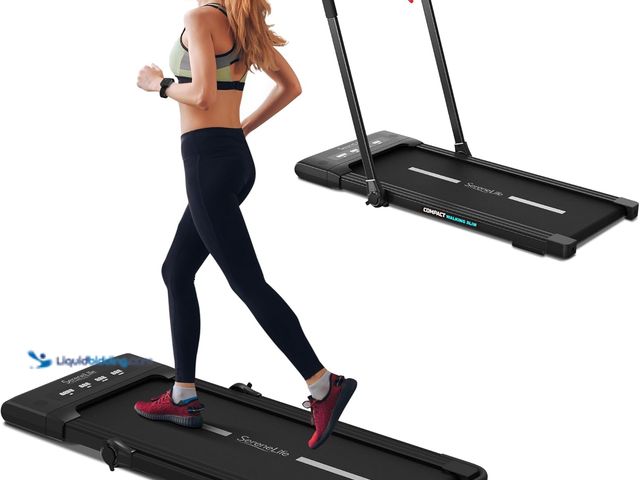 Lot 49-3535492 - Walking Pad with Smart Speed Control - Portable Treadmill 0.6-5.0 MPH Electric Low-Speed, Walking Ma...
