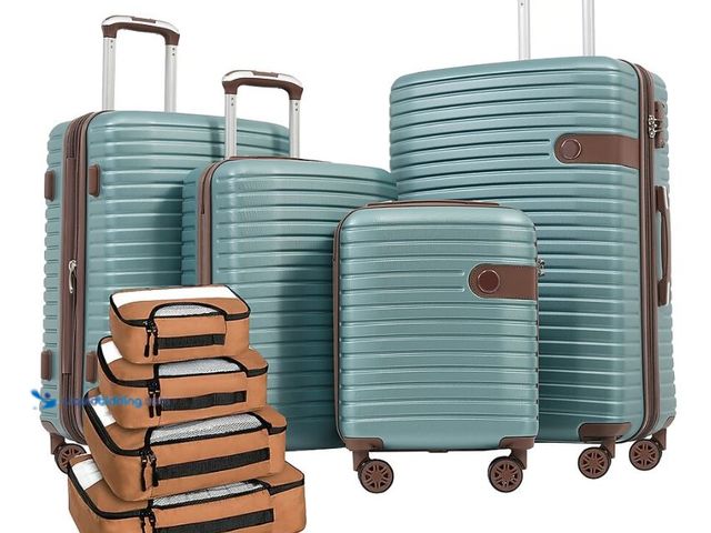 Lot 49-1637939 - Loheer 4 Piece Luggage Set - Hard Shell Expandable Travel Suitcases with TSA Lock, Model #PP313145AA...