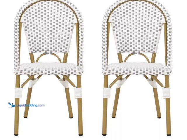 Lot 49-3519200 - French Bistro Patio Chair Set (UNUSED) HARDWARE INCLUDED