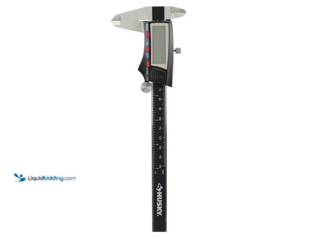 Lot 49-5405815 - Husky
6 in. 3-Mode Digital Fractional Caliper New