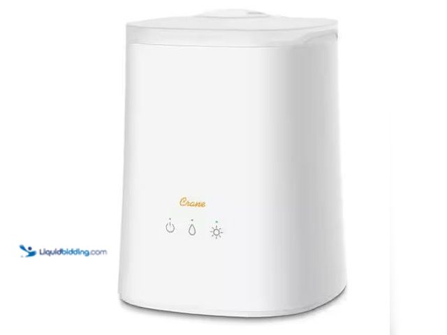 Lot 49-5490079 - Crane
1.2 Gal. Cool Mist Top Fill Humidifier & Aroma Diffuser for Medium to Large Rooms up to 500 s...