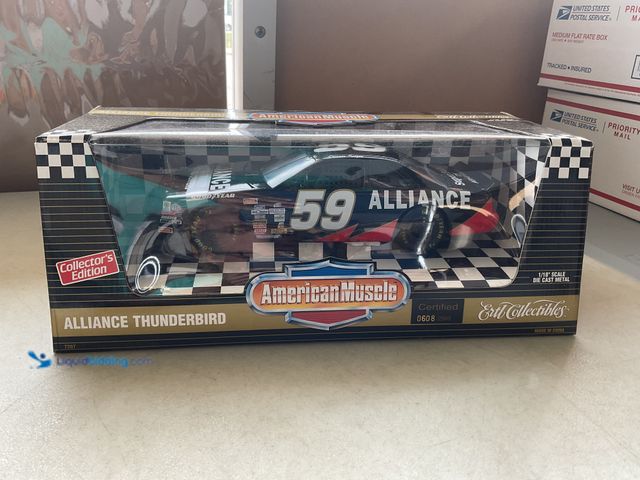 Lot 49-3609278 - Other NEW ERTL COLLECTIBLES AMERICAN MUSCLE #59 ALLIANCE THUNDERBIRD COLLECTOR’S EDITION 1/18 SCALE ...
