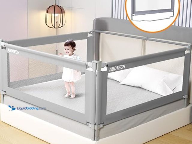 Lot 49-1569103 - Abdtech Bed Guard Rail for Toddlers - Safety Toddler Baby Bed Rail Guard with Reinforced Large S-Sha...
