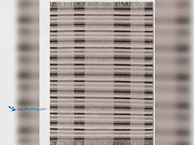 Lot 49-3528681 - Plaid Rug Brown - Threshold™ item is unused,