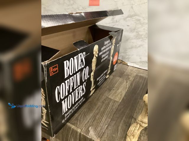 Lot 49-5436808 - Animatronics Bones Coffin Co Movers sound & motion activated walks & plays music. Used.