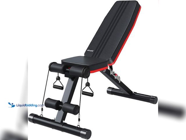 Lot 49-1570291 - Ativafit Adjustable Weight Bench for Full Body Workout Multi-Purpose Utility Weight Bench Foldable F...