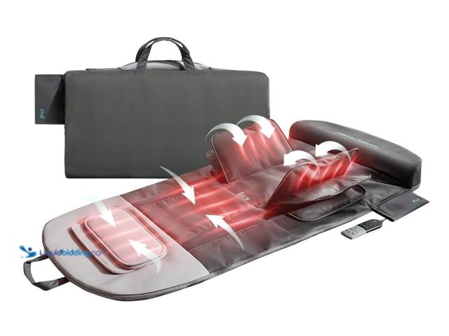 Lot 49-1578033 - Klug Stretching Massager Ultra, Effortless auto-Stretching Mat, Ease Back & Neck Pain with 3 Intensi...