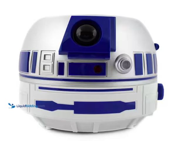 Lot 49-1568535 - Uncanny Brands 800-Watt Star Wars R2-D2 Halo 2-Slice Toaster Model # TSTE-SRW-R2D2, Used  Ref#SR1230