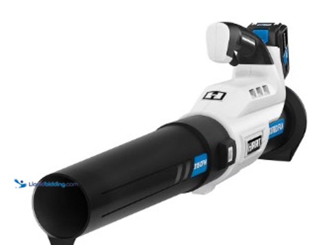 Lot 49-2025477 - HART 20V Cordless Turbo Fan Leaf Blower (1) 4.0Ah Lithium-Ion Battery and Charger, Model # 976481607...