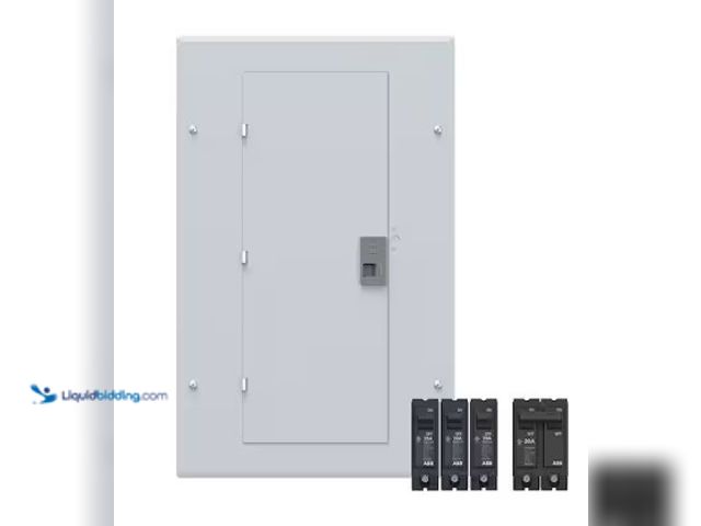 Lot 49-3631159 - ABB 100 Amp 20-Space 40-Circuit Main Breaker Indoor Plug-On Neutral Load Center Value Pack, Model # ...