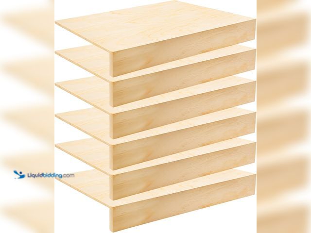 Lot 49-5435512 - GRETJOB Wooden Wire Shelf Covers for Wire Racks - 0.2" Thick Removable Pantry, Closet, Kitchen Cabin...