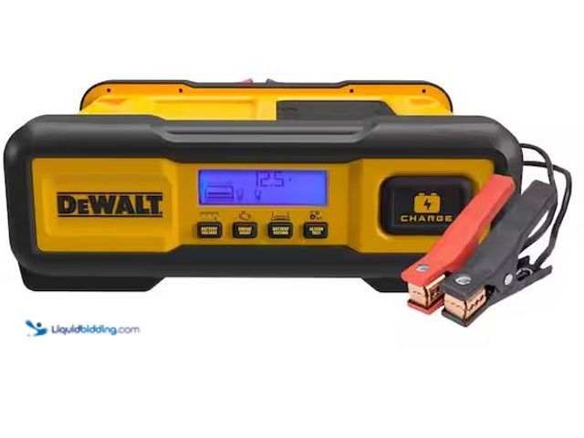 Lot 49-1548055 - DEWALT Professional 30 Amp Battery Charger, 3 Amp Battery Maintainer with 100 Amp Engine Start Model...