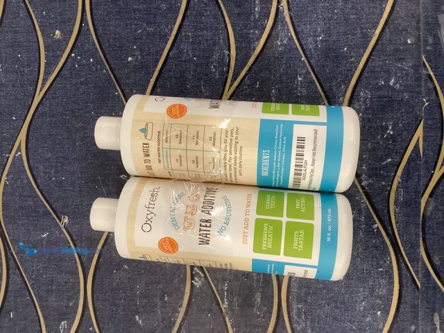 Lot 49-3539740 - Oxyfresh Water Additive for Pets Dental Cre Item is unused in a PK of 2