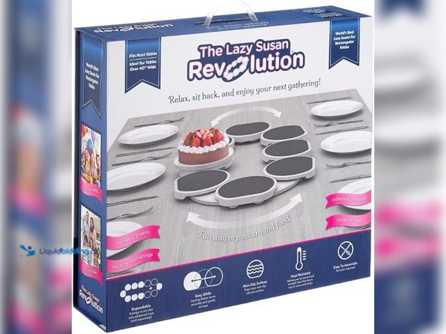 Lot 49-3482720 - The Lazy Susan Revolution - Full Set - Dark Gray - The First Patented Lazy Susan Turntable Expandabl...