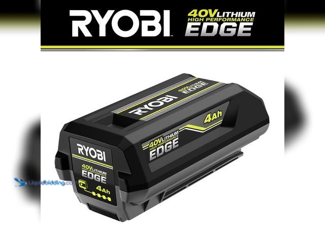 Lot 49-5410477 - RYOBI 40V 4.0 Ah Lithium-Ion High Performance EDGE Battery. [Model # OP40406TA] Unused