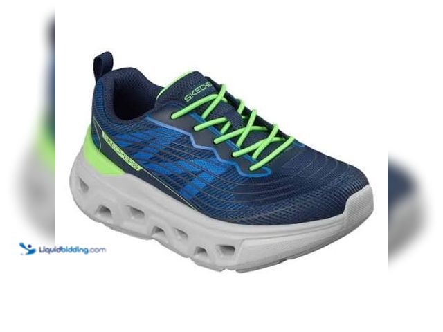 Lot 49-5572122 - Size 2 Kids Navy Grey Sneaker. Model: 17156LS. Unused