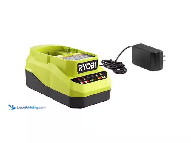 Lot 49-5552729 - RYOBI
ONE+ 18V Lithium-Ion Charger. Model # PCG002. Unused and powers on