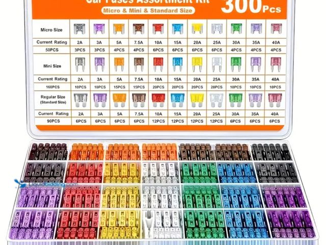 Lot 49-1820364 - 300pcs Car Fuse Assortment Kit