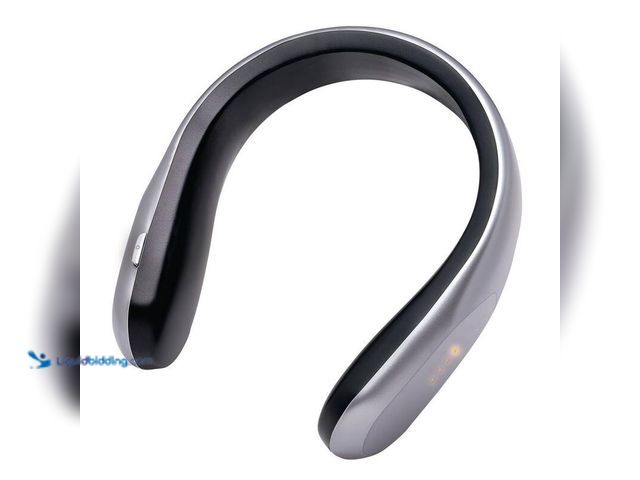 Lot 49-5414359 - Handy Heater 450-Watt Silver and Black Electric USB Rechargeable Personal Wearable Neckband Heater, ...