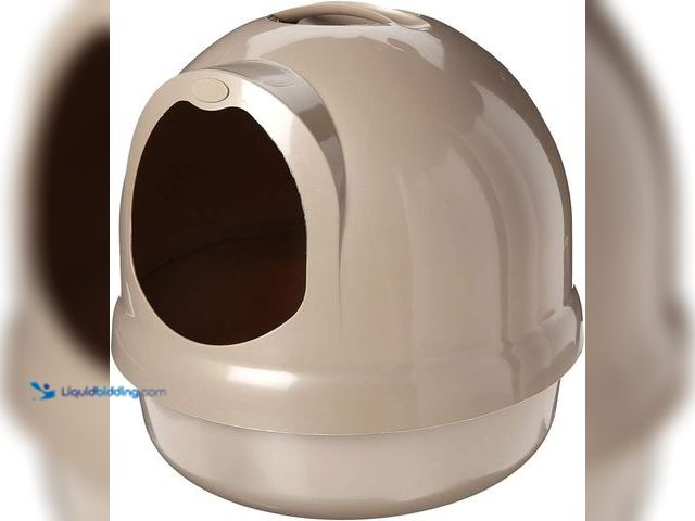 Lot 49-5413376 - Petmate Booda Dome Cat Litter Box for Indoor Cats , Titanium, Made in USA, One Size (Unused)
