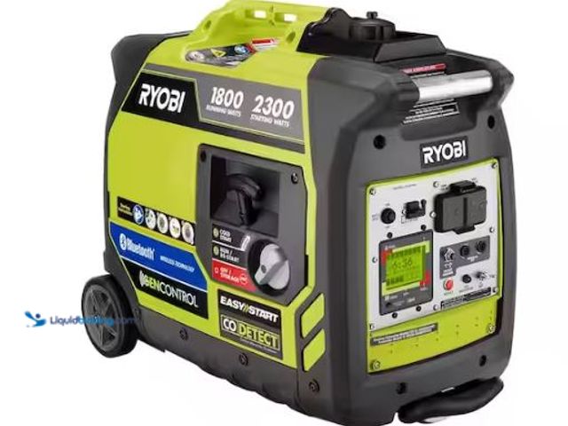 Lot 49-1540080 - RYOBI 2,300-Watt Recoil Start Bluetooth Super Quiet Gasoline Powered Digital Inverter Generator with...