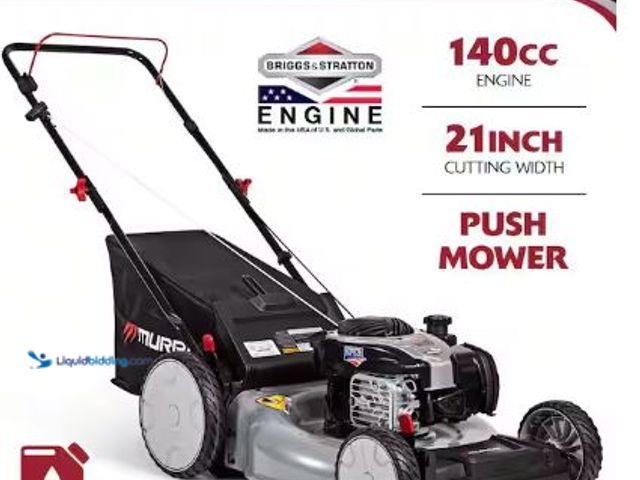 Lot 49-1517145 - Murray
21 in. 140 cc Briggs and Stratton Walk Behind Gas Push Lawn Mower with Height Adjustment and...