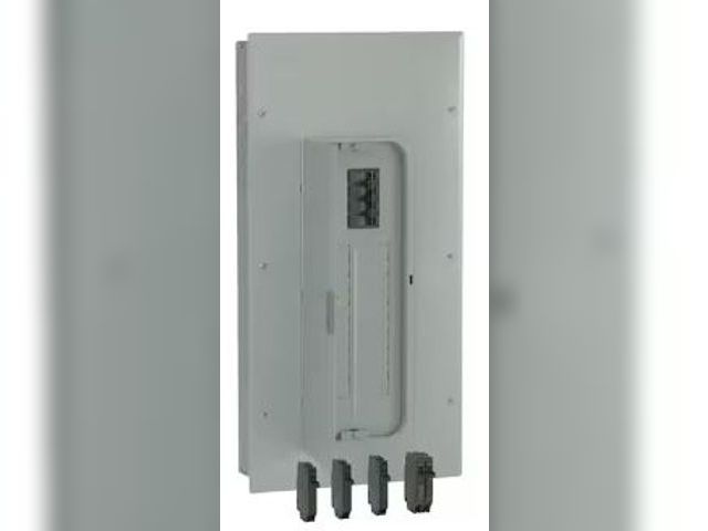 Lot 49-5436227 - GE 200 Amp 20-Space 40-Circuit Main Breaker Indoor Load Center Contractor Kit. Model # TM2020CCUBK1....