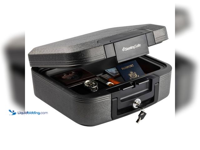 Lot 49-5538768 - SentrySafe CHW20201 fire and water-resistant chest safe featuring a key lock.Unused