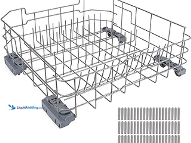 Lot 49-5435404 - UPGRADED WD28X26099 Dishwasher Lower Dishrack Assembly Compatible with GE Dishwasher Rack Replacemen...
