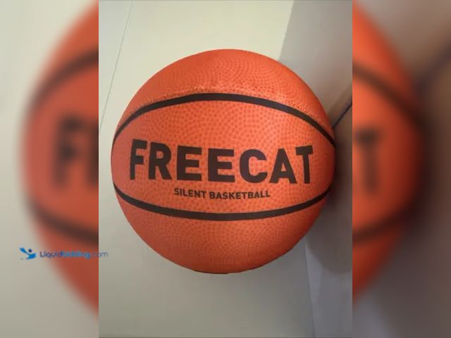 Lot 49-3472042 - Lot of 2 Freecat Silent Basketball-Size 7 (29.5") Indoor Foam Basketball with Cover, Soundless Baske...