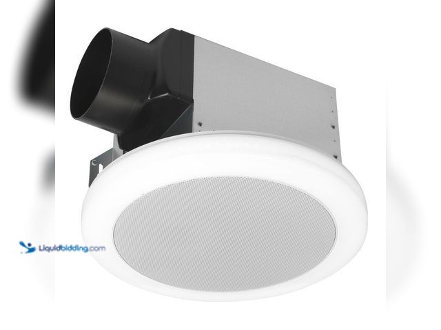 Lot 49-5552123 - Commercial Electric
80 CFM 1.5 Sone Quiet Bathroom Exhaust Fan with Bluetooth Speaker, LED Light an...
